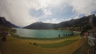 Archiv Foto Webcam Reschen - Blick auf den Reschensee 13:00