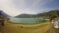Archiv Foto Webcam Reschen - Blick auf den Reschensee 09:00