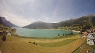 Archiv Foto Webcam Reschen - Blick auf den Reschensee 11:00