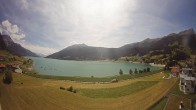 Archiv Foto Webcam Reschen - Blick auf den Reschensee 13:00