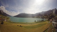 Archiv Foto Webcam Reschen - Blick auf den Reschensee 15:00