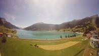 Archiv Foto Webcam Reschen - Blick auf den Reschensee 13:00