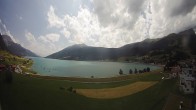 Archiv Foto Webcam Reschen - Blick auf den Reschensee 13:00
