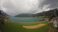 Archiv Foto Webcam Reschen - Blick auf den Reschensee 15:00