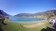 Archiv Foto Webcam Reschen - Blick auf den Reschensee 07:00