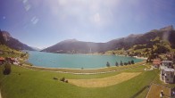 Archiv Foto Webcam Reschen - Blick auf den Reschensee 13:00