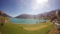Archiv Foto Webcam Reschen - Blick auf den Reschensee 15:00