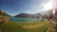 Archiv Foto Webcam Reschen - Blick auf den Reschensee 17:00