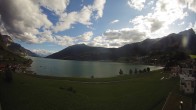 Archiv Foto Webcam Reschen - Blick auf den Reschensee 17:00