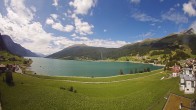 Archiv Foto Webcam Reschen - Blick auf den Reschensee 09:00