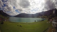 Archiv Foto Webcam Reschen - Blick auf den Reschensee 15:00