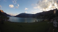 Archiv Foto Webcam Reschen - Blick auf den Reschensee 19:00