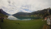 Archiv Foto Webcam Reschen - Blick auf den Reschensee 09:00