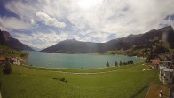 Archiv Foto Webcam Reschen - Blick auf den Reschensee 13:00