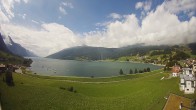 Archiv Foto Webcam Reschen - Blick auf den Reschensee 09:00