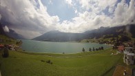 Archiv Foto Webcam Reschen - Blick auf den Reschensee 13:00