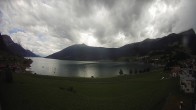 Archiv Foto Webcam Reschen - Blick auf den Reschensee 15:00