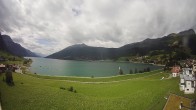 Archiv Foto Webcam Reschen - Blick auf den Reschensee 09:00