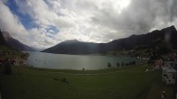 Archiv Foto Webcam Reschen - Blick auf den Reschensee 15:00