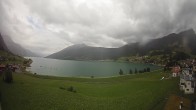 Archiv Foto Webcam Reschen - Blick auf den Reschensee 17:00