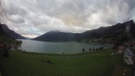 Archiv Foto Webcam Reschen - Blick auf den Reschensee 19:00