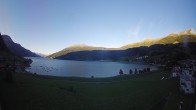 Archiv Foto Webcam Reschen - Blick auf den Reschensee 06:00