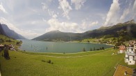 Archiv Foto Webcam Reschen - Blick auf den Reschensee 09:00