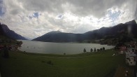 Archiv Foto Webcam Reschen - Blick auf den Reschensee 15:00