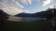 Archiv Foto Webcam Reschen - Blick auf den Reschensee 19:00