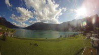Archived image Webcam View to the Lake Resia 17:00