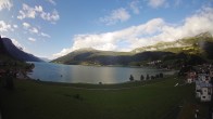 Archiv Foto Webcam Reschen - Blick auf den Reschensee 07:00