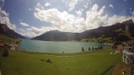 Archiv Foto Webcam Reschen - Blick auf den Reschensee 13:00