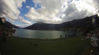 Archiv Foto Webcam Reschen - Blick auf den Reschensee 17:00