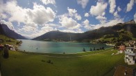 Archiv Foto Webcam Reschen - Blick auf den Reschensee 11:00