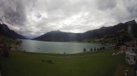 Archiv Foto Webcam Reschen - Blick auf den Reschensee 13:00