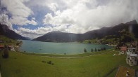 Archiv Foto Webcam Reschen - Blick auf den Reschensee 13:00