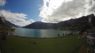 Archiv Foto Webcam Reschen - Blick auf den Reschensee 15:00