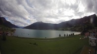 Archiv Foto Webcam Reschen - Blick auf den Reschensee 17:00