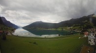 Archiv Foto Webcam Reschen - Blick auf den Reschensee 07:00