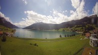 Archiv Foto Webcam Reschen - Blick auf den Reschensee 13:00