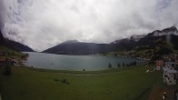 Archiv Foto Webcam Reschen - Blick auf den Reschensee 13:00