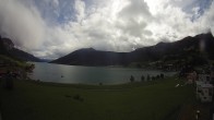 Archiv Foto Webcam Reschen - Blick auf den Reschensee 15:00