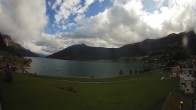 Archiv Foto Webcam Reschen - Blick auf den Reschensee 17:00