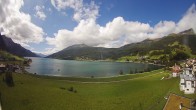 Archiv Foto Webcam Reschen - Blick auf den Reschensee 09:00