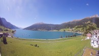 Archiv Foto Webcam Reschen - Blick auf den Reschensee 09:00