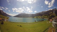 Archiv Foto Webcam Reschen - Blick auf den Reschensee 13:00