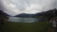 Archiv Foto Webcam Reschen - Blick auf den Reschensee 19:00