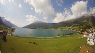Archiv Foto Webcam Reschen - Blick auf den Reschensee 09:00