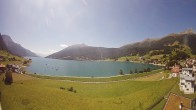 Archiv Foto Webcam Reschen - Blick auf den Reschensee 11:00