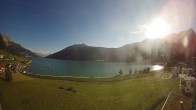 Archiv Foto Webcam Reschen - Blick auf den Reschensee 17:00